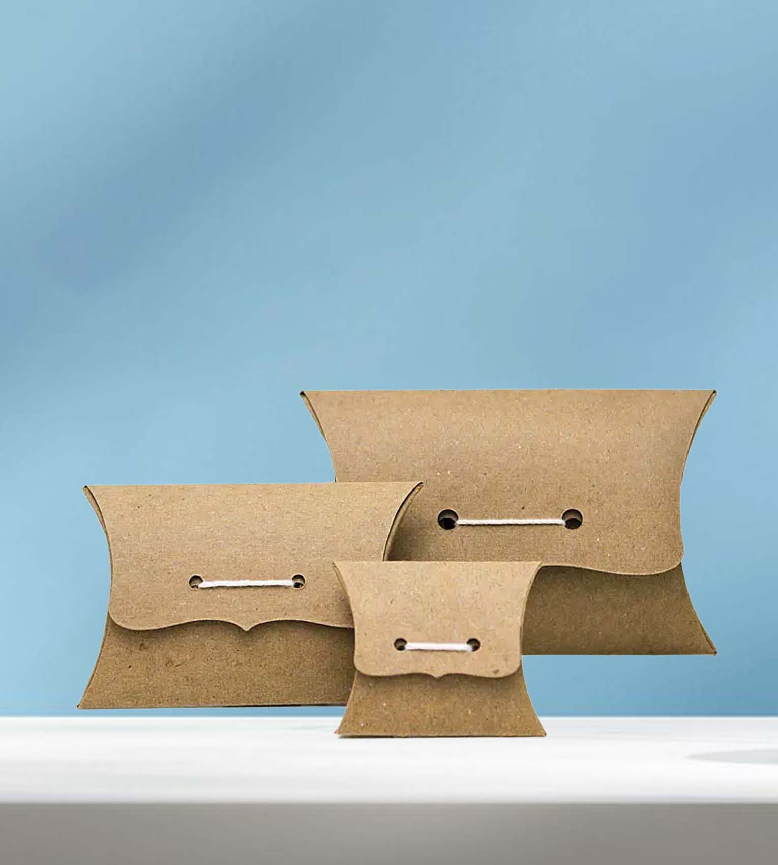 Kraft Pillow Soap Boxes